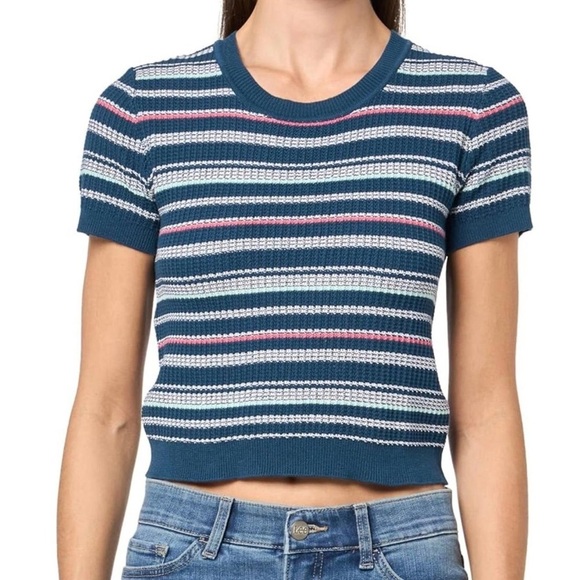 UNIONBAY Green and Pink Striped Sweater - Picture 5 of 5